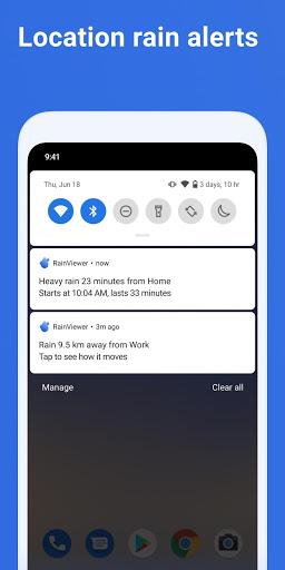 Rain Viewer: Weather Radar Map - عکس برنامه موبایلی اندروید