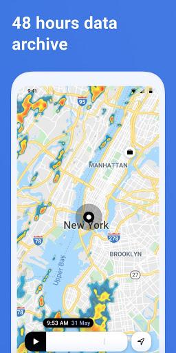 Rain Viewer: Weather Radar Map - عکس برنامه موبایلی اندروید