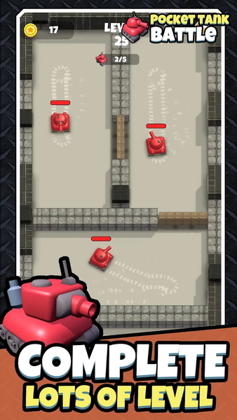 Pocket tank battle - عکس بازی موبایلی اندروید