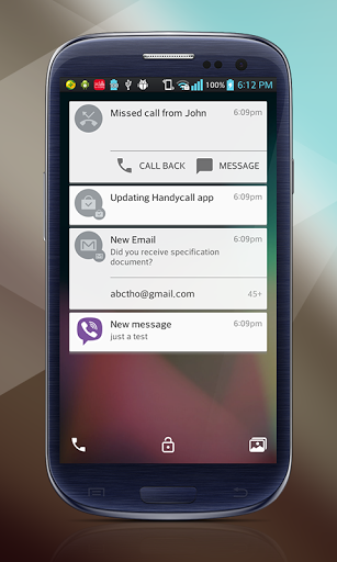 Lollipop Lockscreen Android L - عکس برنامه موبایلی اندروید