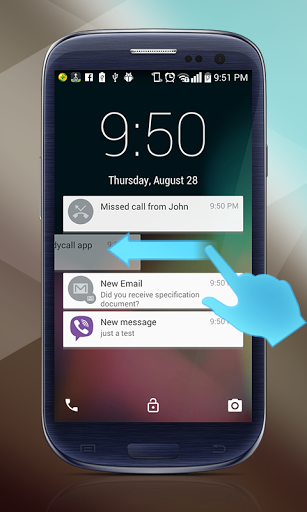 Lollipop Lockscreen Android L - عکس برنامه موبایلی اندروید
