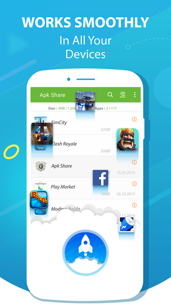 Apk Share Bluetooth - Image screenshot of android app