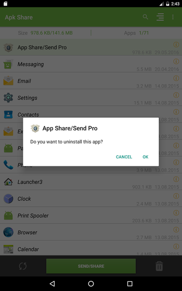 Apk Share Bluetooth - عکس برنامه موبایلی اندروید