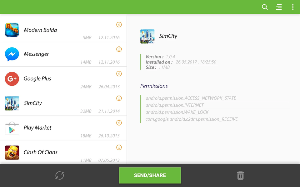 Apk Share Bluetooth - عکس برنامه موبایلی اندروید