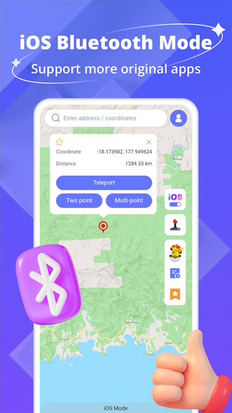 AnyGo - GPS Emulator - Image screenshot of android app
