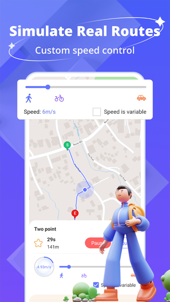AnyGo - GPS Emulator - Image screenshot of android app