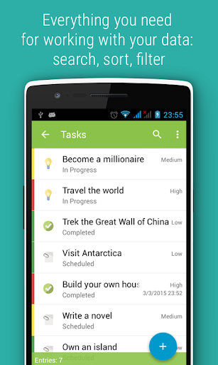 Memento Database - Image screenshot of android app