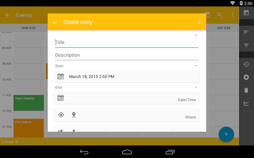 Memento Database - Image screenshot of android app