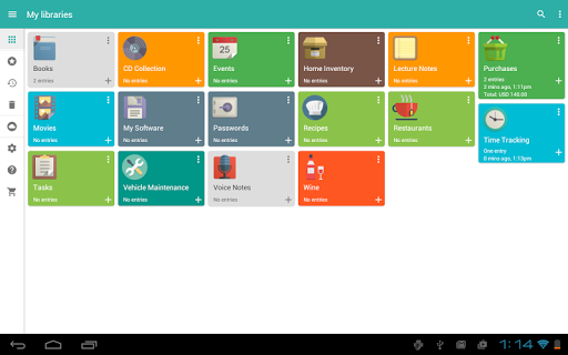 Memento Database - Image screenshot of android app