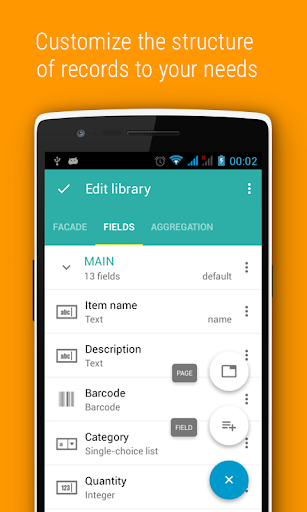 Memento Database - Image screenshot of android app