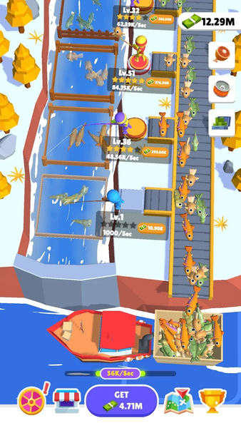 Funny Fish Idle - عکس برنامه موبایلی اندروید