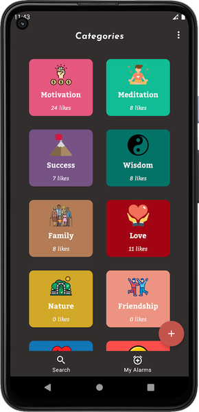 Alarm Quotes - Image screenshot of android app