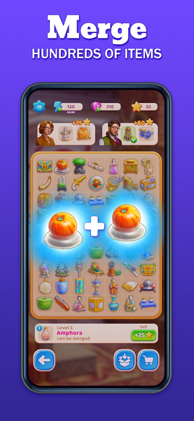 Merge Treasure Hunt: Puzzle - عکس بازی موبایلی اندروید