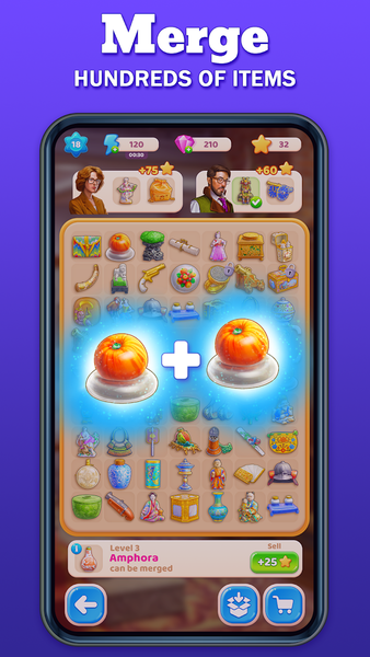 Merge Treasure Hunt: Puzzle - عکس بازی موبایلی اندروید