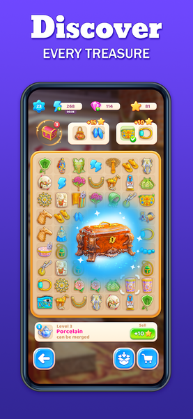 Merge Treasure Hunt: Puzzle - عکس بازی موبایلی اندروید