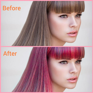 Hair Color Changer - Hair Dye - Image screenshot of android app