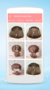 Hairstyles step by step - عکس برنامه موبایلی اندروید