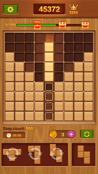 Wood Block Legend - Gameplay image of android game