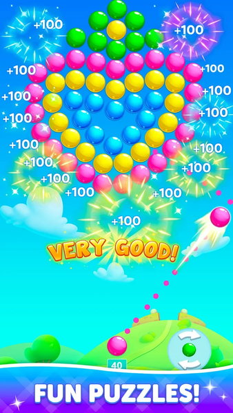 Lucky Bubble Pop 2021 - Gameplay image of android game