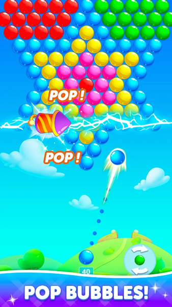 Lucky Bubble Pop 2021 - Gameplay image of android game