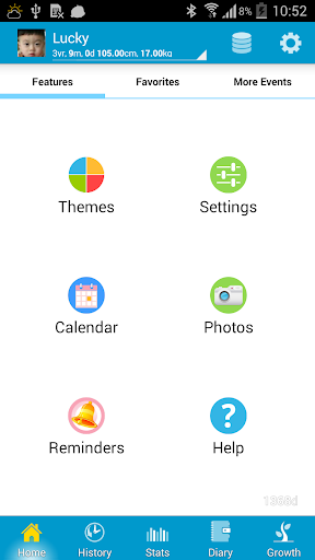 Baby Care - track baby growth! - عکس برنامه موبایلی اندروید