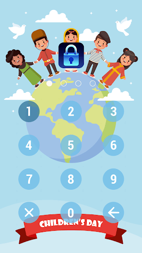 Happy Children's Day - App Lock Master Theme - Image screenshot of android app