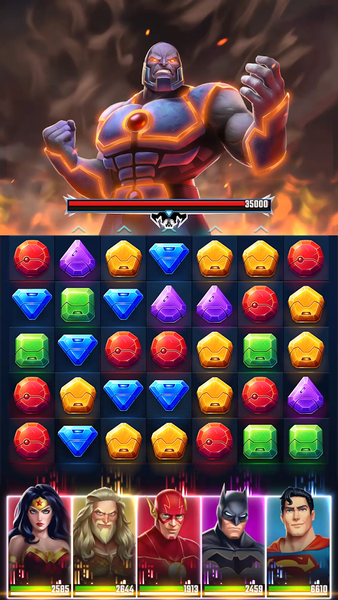 DC Heroes & Villains: Match 3 - Image screenshot of android app