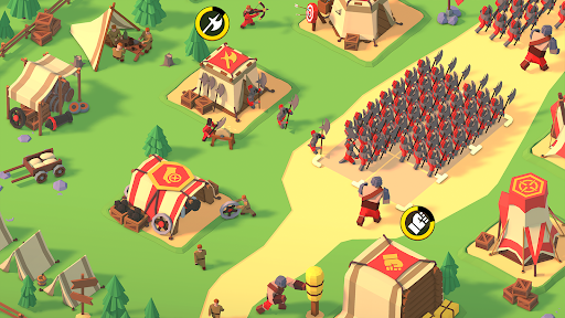 Idle Siege: War Tycoon Game - عکس بازی موبایلی اندروید