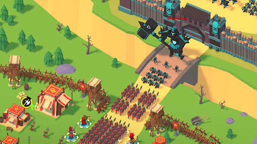 Idle Siege: War Tycoon Game - Gameplay image of android game