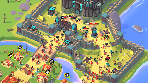 Idle Siege: War Tycoon Game - Gameplay image of android game