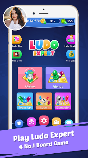 Ludo Expert- Voice Call Game - Gameplay image of android game