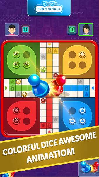 Ludo World - Fun Dice Game - Gameplay image of android game