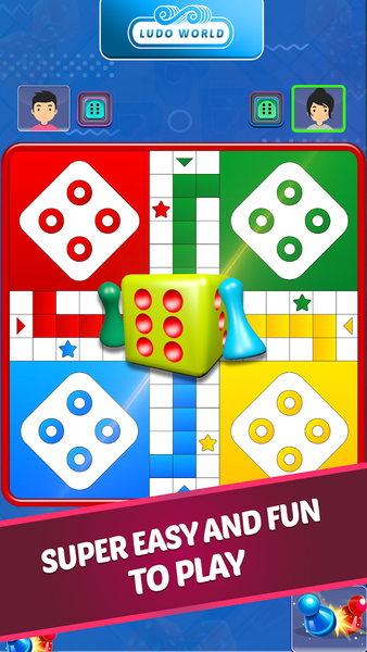 Ludo World - Fun Dice Game - Gameplay image of android game