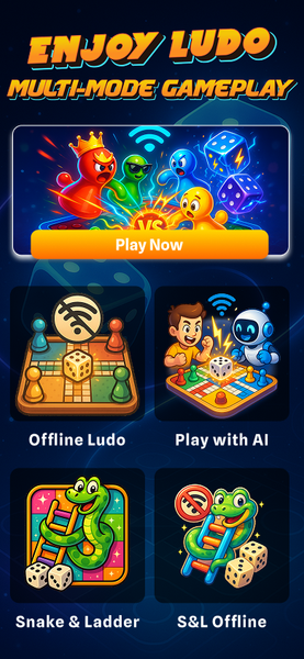 Ludo Multiplayer Board Game - عکس بازی موبایلی اندروید