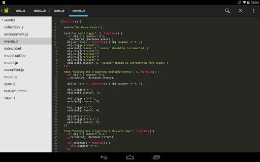 Source Code Viewer - Image screenshot of android app
