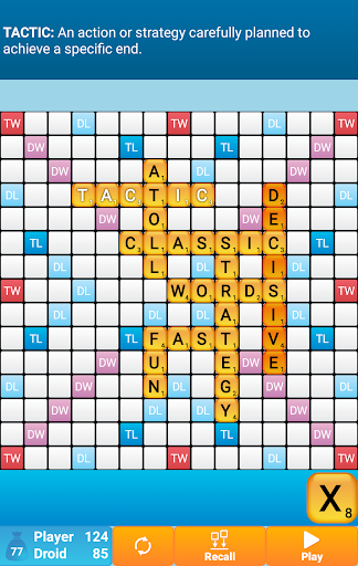 Classic Words Solo - Gameplay image of android game