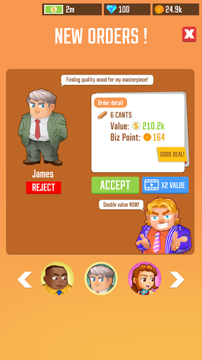 Idle Lumber Empire: Tycoon Inc - Gameplay image of android game