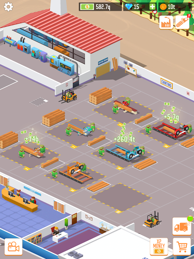 Idle Lumber Empire: Tycoon Inc - Gameplay image of android game