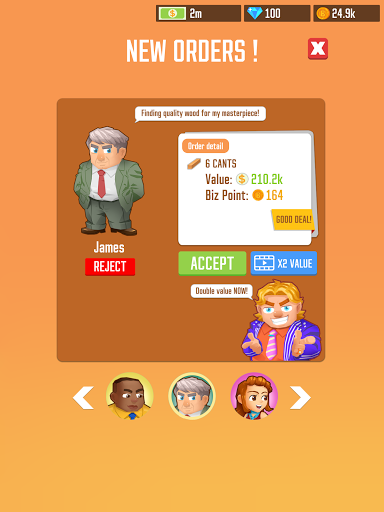 Idle Lumber Empire: Tycoon Inc - Gameplay image of android game