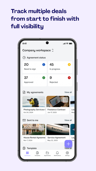 Lumin Sign: Fill and eSign PDF - عکس برنامه موبایلی اندروید