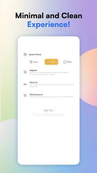 Lumina Wallpapers - Image screenshot of android app