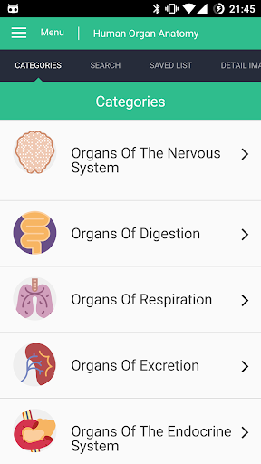 Human Organs Anatomy Reference - عکس برنامه موبایلی اندروید