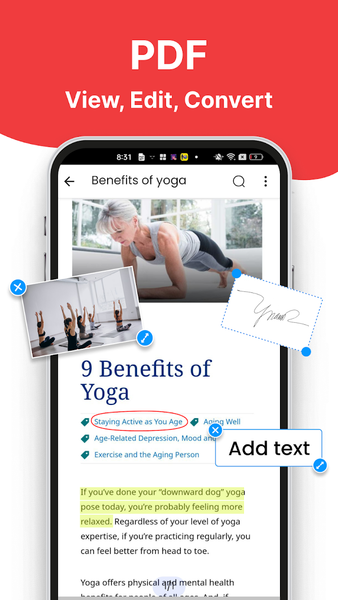 Document Viewer - PDF Reader - Image screenshot of android app