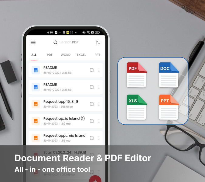 Document Viewer - PDF Reader - Image screenshot of android app