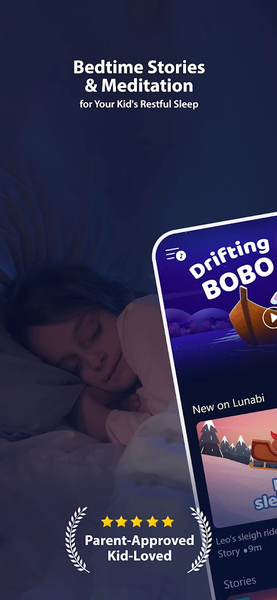 Bedtime stories - Lunabi - عکس برنامه موبایلی اندروید