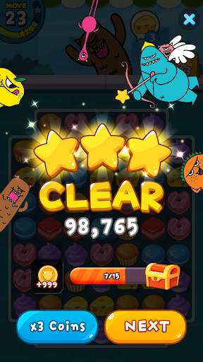 Sweet Monster Match۳ Puzzle - عکس بازی موبایلی اندروید