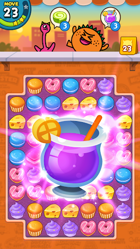 Sweet Monster Match۳ Puzzle - عکس بازی موبایلی اندروید