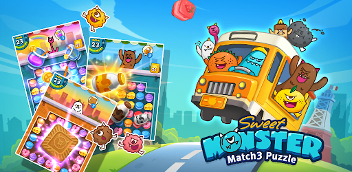 Sweet Monster Match۳ Puzzle - عکس بازی موبایلی اندروید