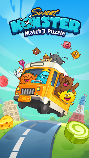 Sweet Monster Match۳ Puzzle - عکس بازی موبایلی اندروید