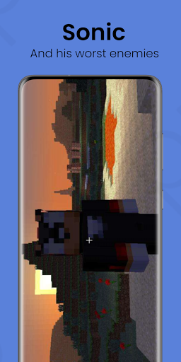 Sonic world mod for mcpe - Image screenshot of android app